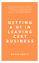 Getting a H1 in Leaving Cert Business
