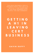 Getting a H1 in Leaving Cert Business
